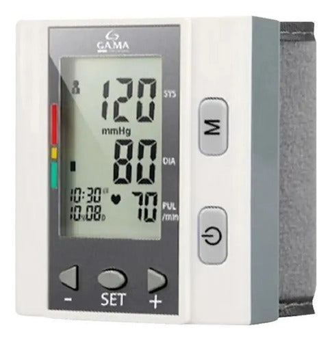 Wrist Blood Pressure Monitor Gama + Digital Glass Scale Fit Care 1