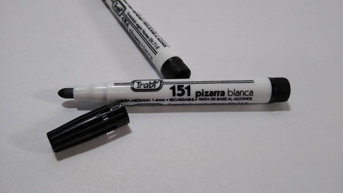 Trabi Black Whiteboard Markers 151 Box of 12 Units 1