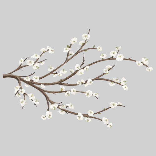 RoomMates Decorative Wall Vinyl Relief Flowers Tree Branch 1