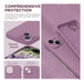 Surphy iPhone 14 Silicone Case with Individual Lens Protection - Lilac Purple 3