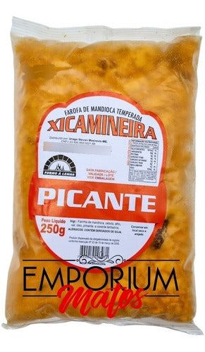 2 Farofas De Mandioca Picante 250g 0