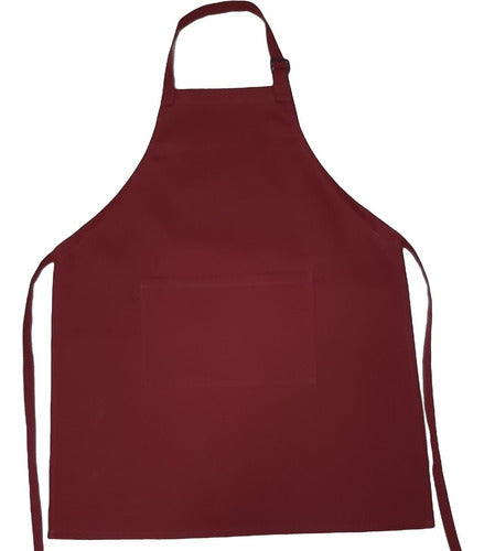 Set of 6 Stain-Resistant Solid Color Tropical Aprons 4