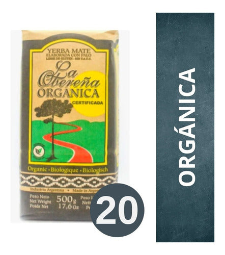 La Obereña Organic Yerba Mate Pack 20 X 500g 0