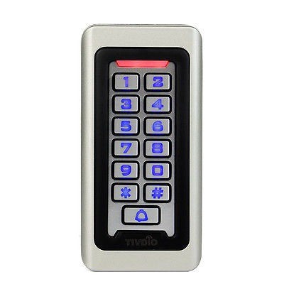 2x Waterproof Teclado Independiente Puerta Acceso/Home Entrad 3