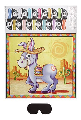 Beistle Donkey Game Set (Mask and 12 Tails Included) Party Accessory 0