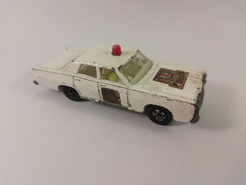 Matchbox Coche Policial Mercury No 55 O 73 England Lesney 2