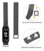 Miaband Combo of 2 Metal Bands for Xiaomi Mi Band 5 and Mi Band 6 5