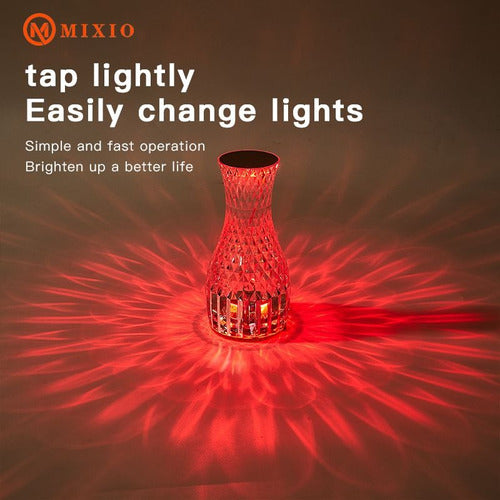 Mixio Crystal LED Vase Lamp USB Rechargeable Table Light 2