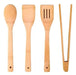 Vonne Set Utensilios De Cocina Madera Bambú - 4 Piezas 0