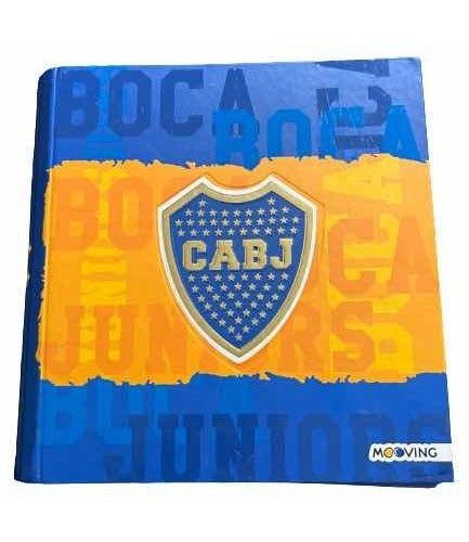 Carpeta Boca Juniors Número 3 Con Ganchos Mooving Nueva 0