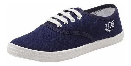 Deli Classic Blue Lace-Up Sneakers 35 - 41 - Lopez Calzados 1