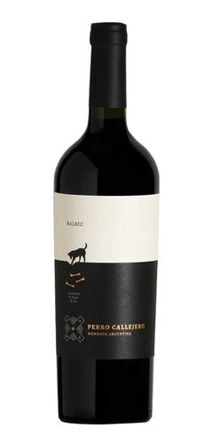 Set Vino Perro Callejero 750 + 2 Copas Vidrio Brunello 490ml 1