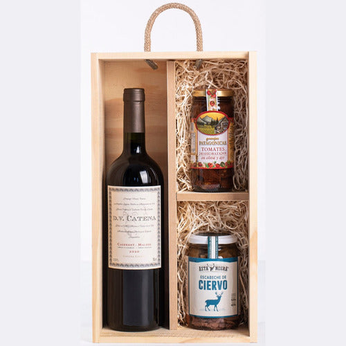 La Cava de Naon Regalo Empresarial Caja Madera Dv Catena Vino Y Delis 0