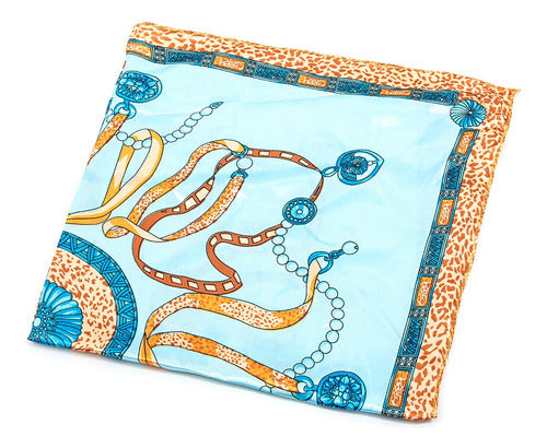 Tropea Official Printed Silk Scarf 2