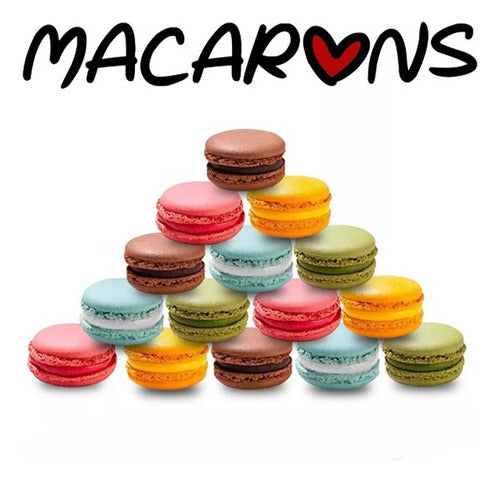 Viana Macarons - Box of 30 Units for Events, Birthdays, Parties 0