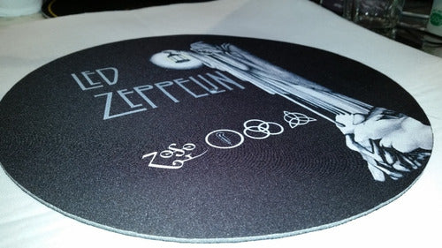 Led Zeppelin Mago Slipmat Paño Suave Espuma Excelente Calida 5