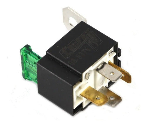 Mini Relay Universal 4 Patas 30a C/ Fusible Y Ficha Instalac 3