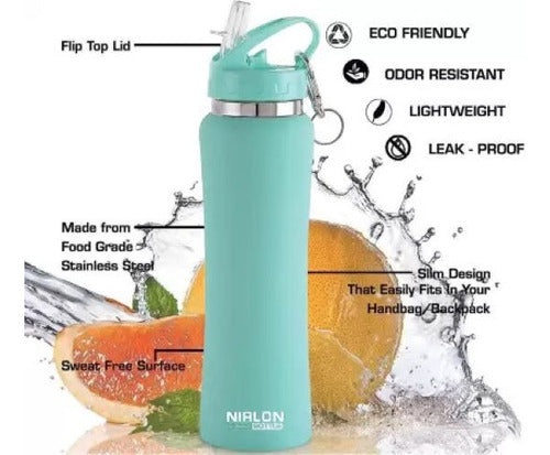 750ml Sport Thermal Sports Bottle Cold Hot Stainless Steel 16
