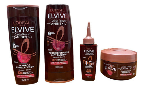 Pack Loreal Elvive Sha Y Aco + Serum + Crem Anti Caída 370ml 0