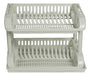 Detachable 2-Tier Plastic Drainer with Tray 12
