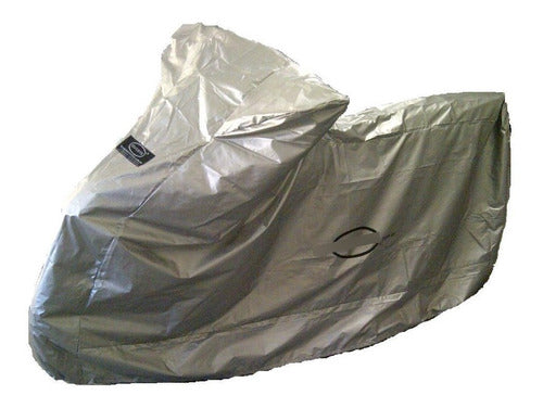 COVERTEX Motorcycle Cover for BMW, KTM, Versys, Africa, Tenere - Light Silver 4