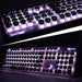 Camiysn Retro Pink Mechanical Keyboard with White Backlighting, 104 Keys 5