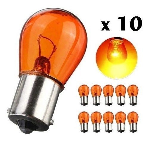 Set of 10 Kobo PY21W BAU15S 12V Automotive Signaling Lamps 1