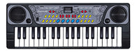 Teclado E Microfone Infantil Musical 37 Teclas Função Gravar 2