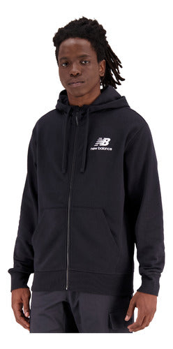 Campera New Balance De Hombre - Mj31536bk 0