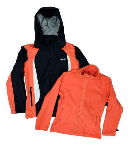 Irun 2 In 1 Waterproof Windbreaker Jacket 0