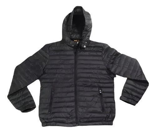 Orange Country Puffer Jacket Black 0