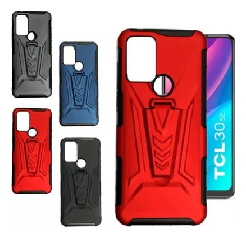 Case Doble Capa Con Soporte Tcl 305 Freecellshop 1