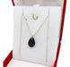 925 Sterling Silver Necklace with Drop Pendant 45cm - Model CD 133 11