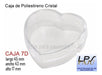 Heart-Shaped Acrylic Pill Box Set of 50 - Ideal Souvenirs or Gifts 1