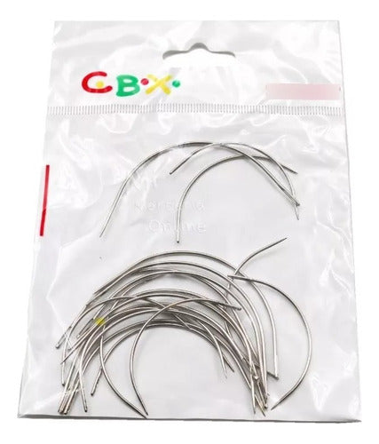 CBX Curved Needles Various Sizes Pack of 20 0