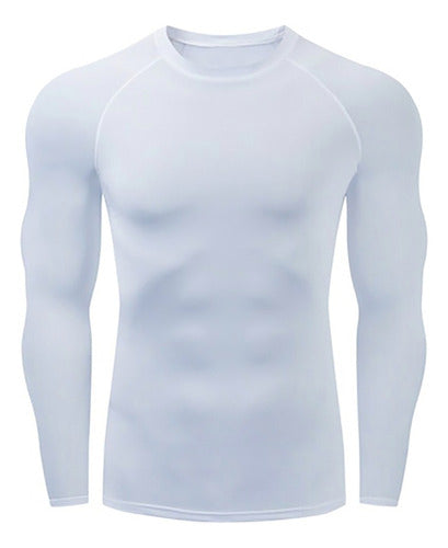 Men's Super Lightweight Long Sleeve Running T-Shirt in Microfiber 0