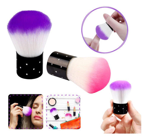 Professional Nail and Makeup Mini Dust Brush - Fashion Shops 0