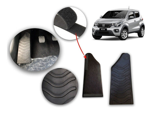 Fiat Mobi Easy Apoya Y Descansa Pie Accesorios + Velcro 1