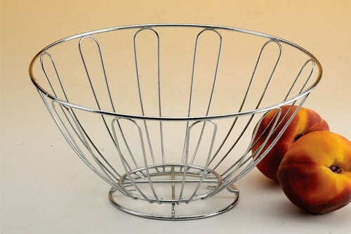 Chromed Fruit Bowl Stand 0