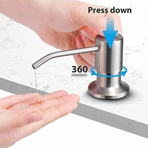 LEPO Dispenser De Detergente Jabon Para Cocina Acero Inoxidable 1