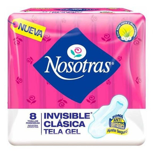 Pack of 3 Units Feminine Towels Invclásica 8 Uns Nosotras 0