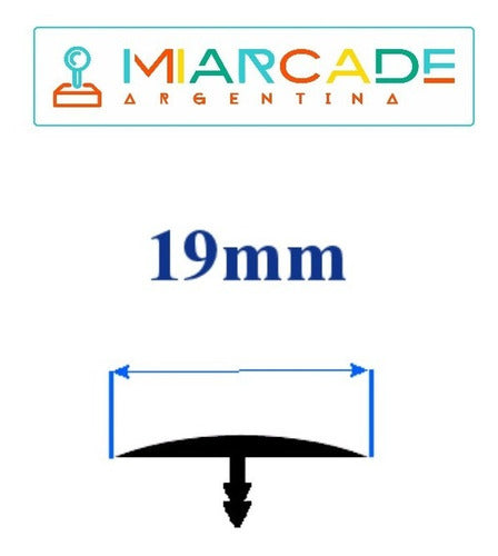 8mts Tapacanto Para Arcade T-molding Rojo Miarcade Argentina 2