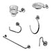 Hidromet Climb 6-Piece Bath Accessory Set in Chrome Bronze 0