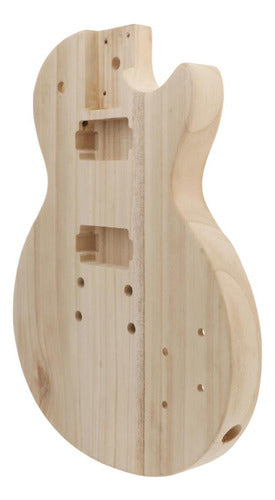 Guitarra Elétrica Inacabada Corpo De Bordo Vazio Barril De 0