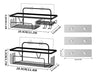 Homlynn Shower Caddy - Pack of 2 Shower Shelf Baskets 1