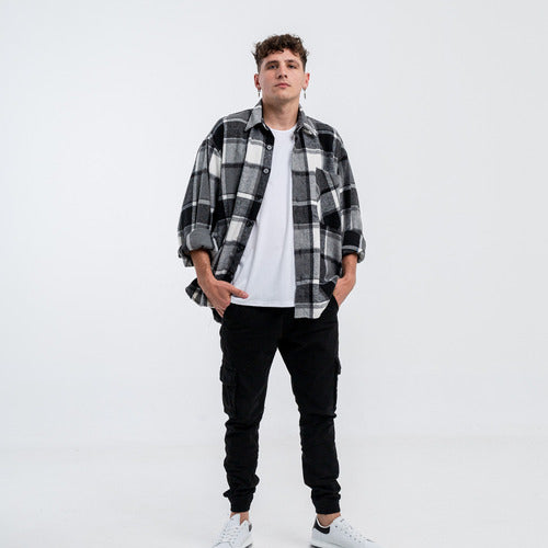 Estilo Bunker Oversized Flannel Shirt Jacket for Men® 1