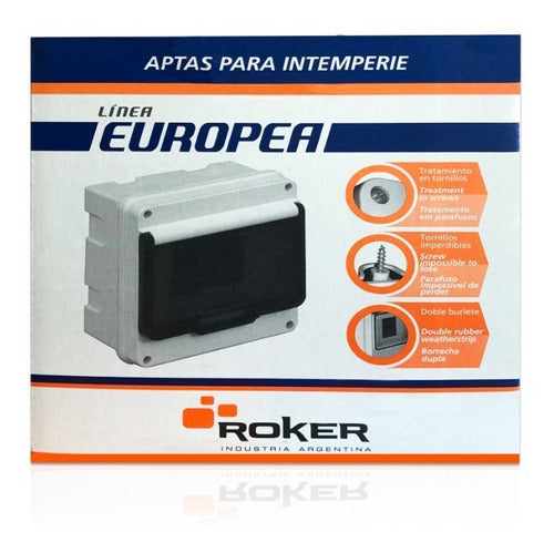 Caja Roker Para Termica 4 Mod. Exterior Europea Ip55 Pre250 0