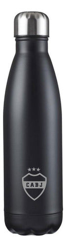 BE Insulated Stainless Steel Black Engraved Football Equipment Bottle 1