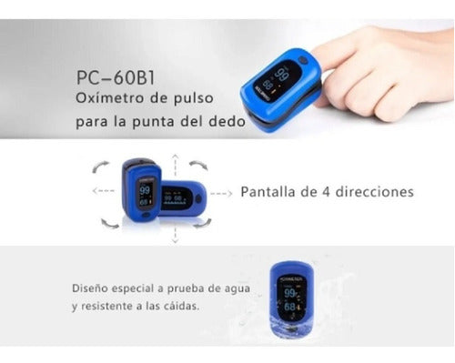 Ortopedia Libertad Pulse Oximeter with Curve for Adults and Pediatrics 5