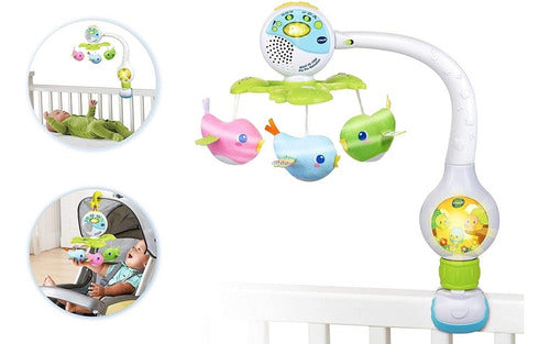 VTech Arco Movil Música De Bebé Cochecito, Huevito Con Juegos 0